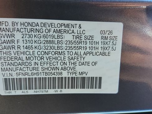New 2026 Honda Odyssey Elite image 28