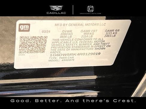 Certified 2024 Cadillac CT5 Luxury w/ Sun And Sound Package RWD image 33
