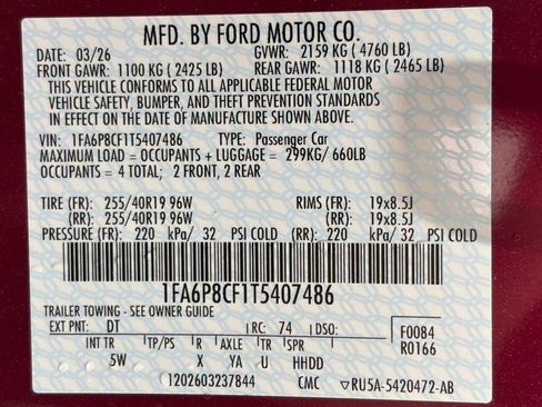 New 2026 Ford Mustang GT image 34