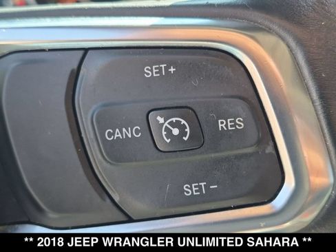 Used 2018 Jeep Wrangler Unlimited Sahara AWD/4WD image 7