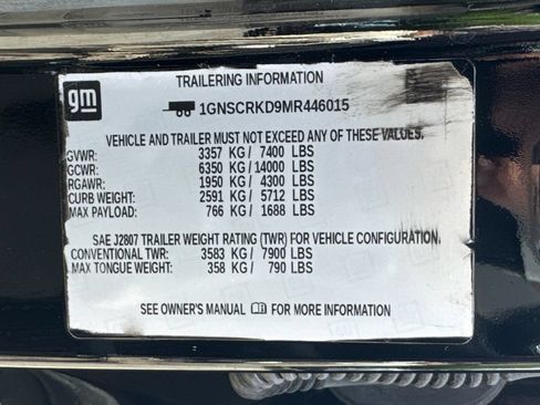 Used 2021 Chevrolet Tahoe RST w/ Rear Media and Nav Package RWD image 35