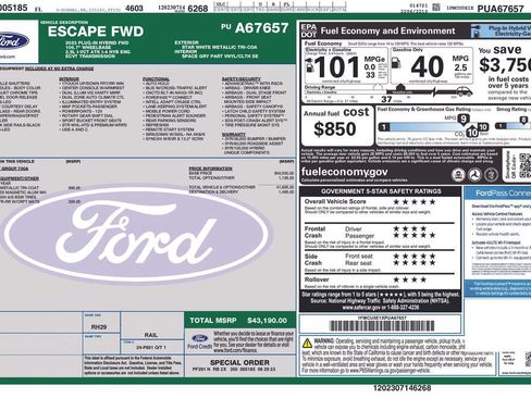 Used 2023 Ford Escape SE FWD image 13