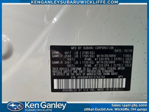 Certified 2026 Subaru Crosstrek 2.5i Sport AWD/4WD image 27