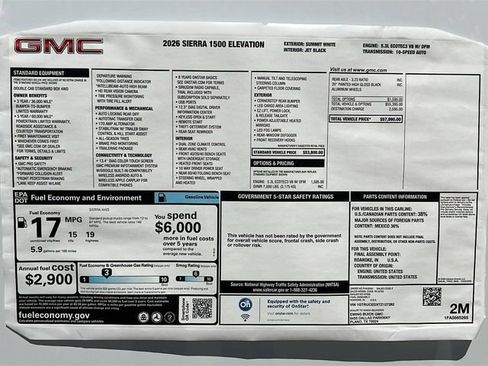 New 2026 GMC Sierra 1500 Elevation AWD/4WD image 21