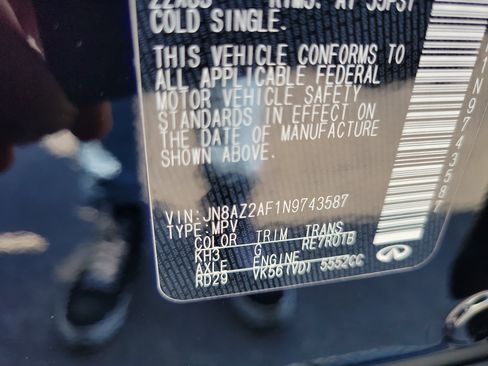 Certified 2022 INFINITI QX80 Premium Select w/ Cargo Package image 36