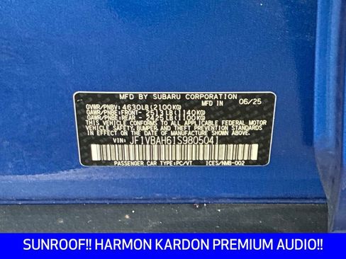 Used 2025 Subaru WRX Premium image 19