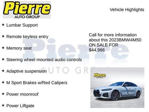 Used 2023 BMW i4 M50 w/ M Carbon Exterior Package AWD/4WD image 24