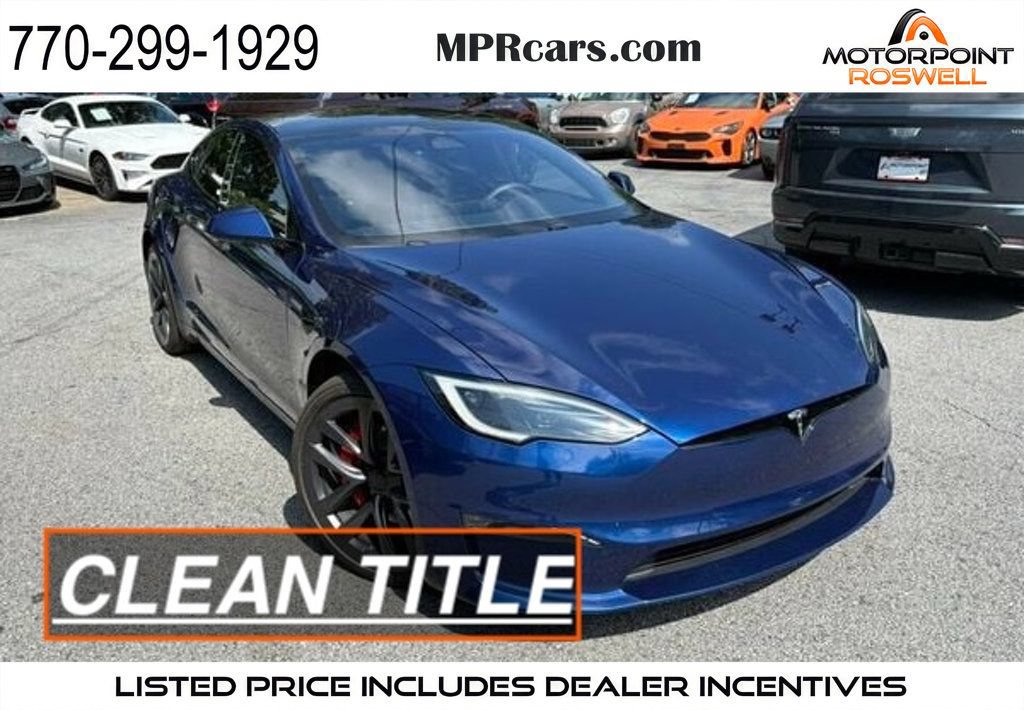 Used 2024 Tesla Model S Plaid AWD/4WD image 1