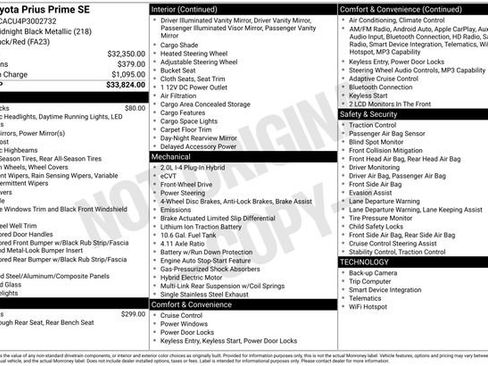 Certified 2023 Toyota Prius Prime FWD image 36