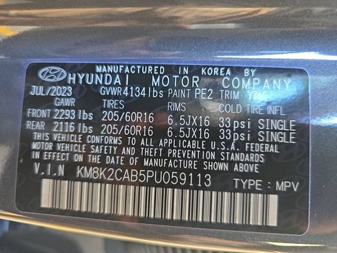 Certified 2023 Hyundai Kona SE AWD/4WD image 30