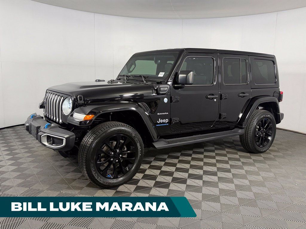 Used 2023 Jeep Wrangler Unlimited Sahara w/ Safety Group AWD/4WD image 1
