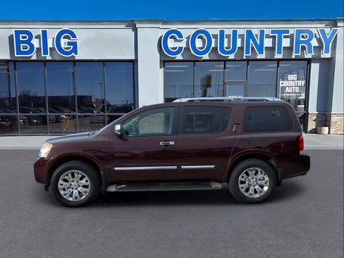 Used 2015 Nissan Armada Platinum w/ 2nd Row Captain Seat Package image 2