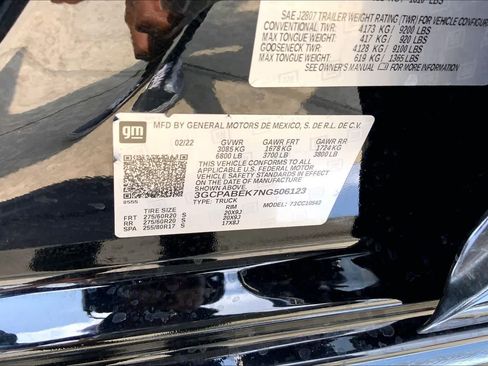 Used 2022 Chevrolet Silverado 1500 Custom RWD image 36