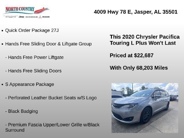 Used 2020 Chrysler Pacifica Touring-L Plus FWD image 8