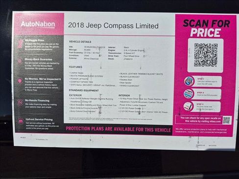 Used 2018 Jeep Compass Limited w/ Safe & Security Group AWD/4WD image 22
