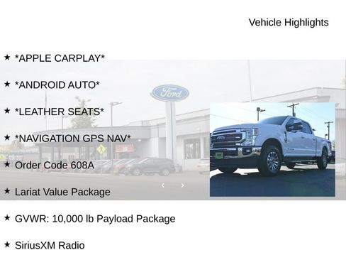 Used 2020 Ford F250 Lariat w/ Lariat Value Package image 19