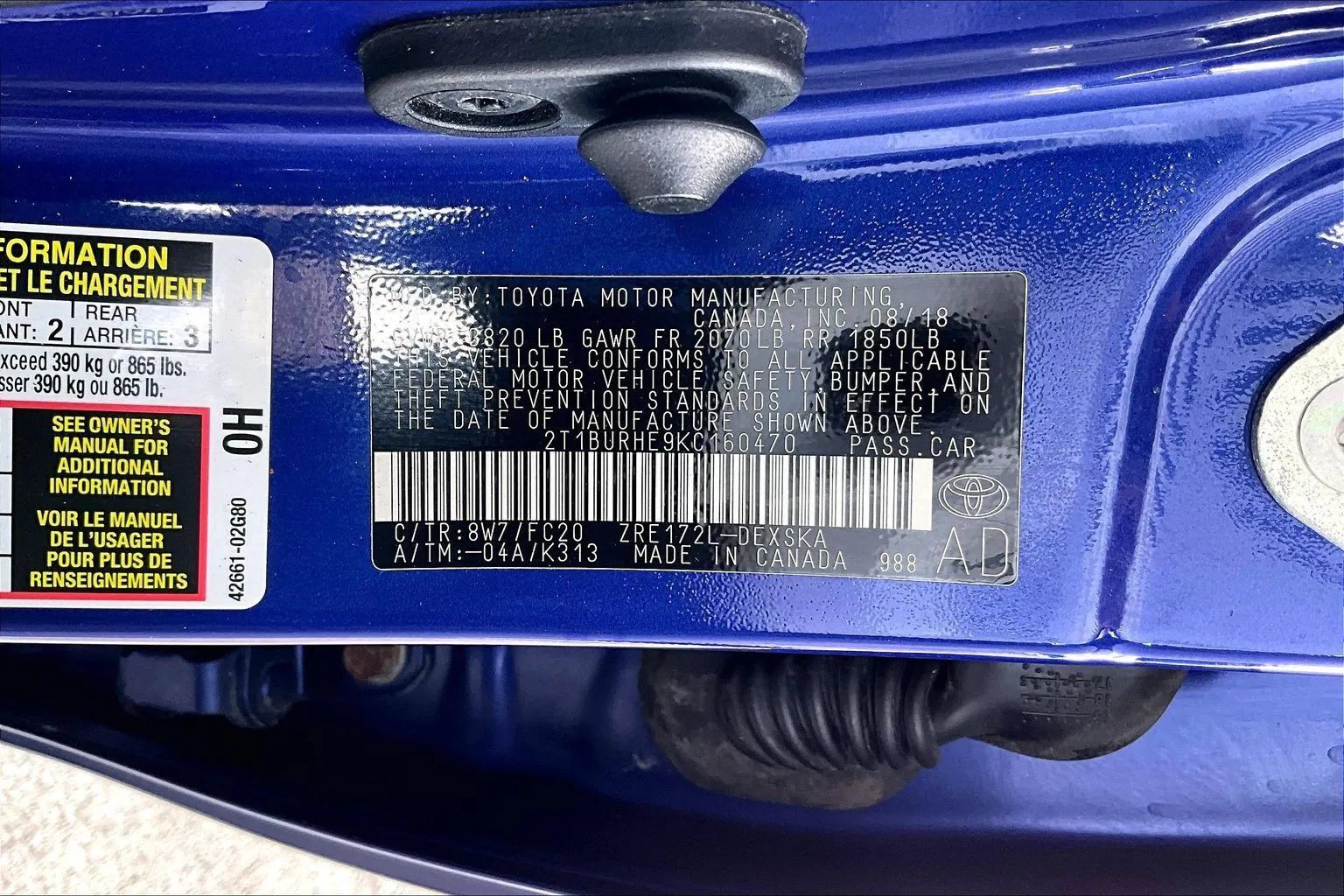 Used 2019 Toyota Corolla SE FWD image 16