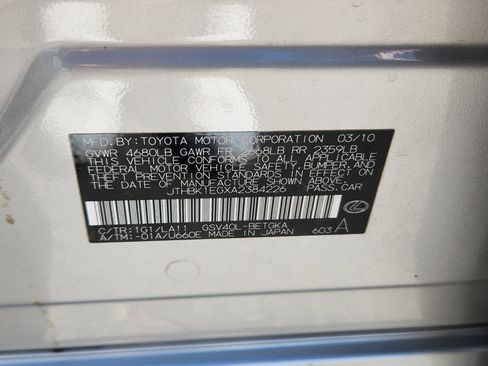 Used 2010 Lexus ES 350 FWD image 24