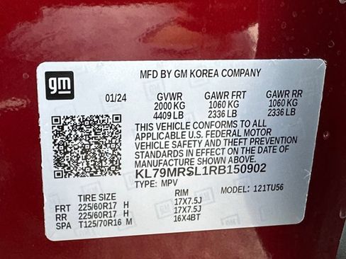 Used 2024 Chevrolet TrailBlazer LT w/ LT Cold Weather Package AWD/4WD image 16