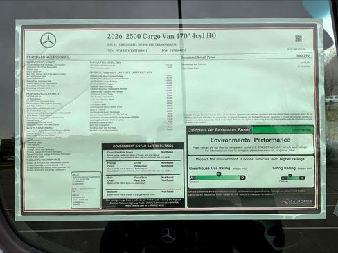 New 2026 Mercedes-Benz Sprinter 2500 image 27
