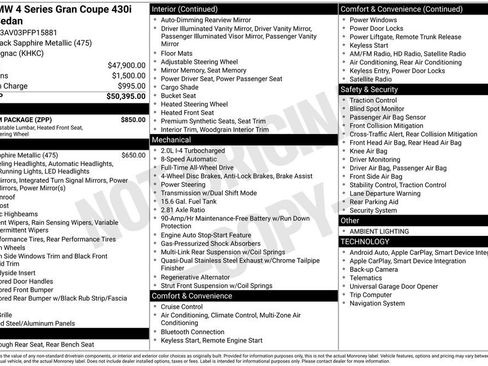 Used 2023 BMW 430i Gran Coupe xDrive image 3