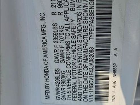 Used 2018 Honda Accord EX image 23