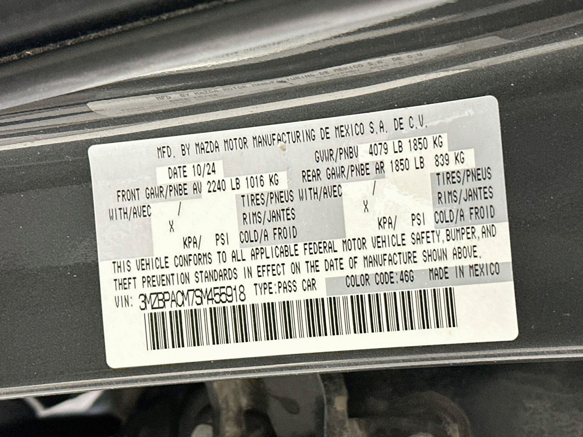 Used 2025 MAZDA MAZDA3 s FWD image 12