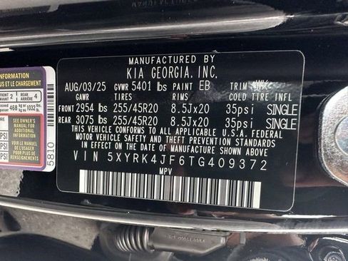 New 2026 Kia Sorento SX image 45