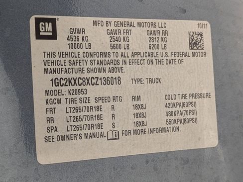 Used 2012 Chevrolet Silverado 2500 LT w/ Interior Plus Package image 30