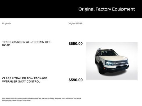 Used 2023 Ford Bronco Sport Badlands AWD/4WD image 11