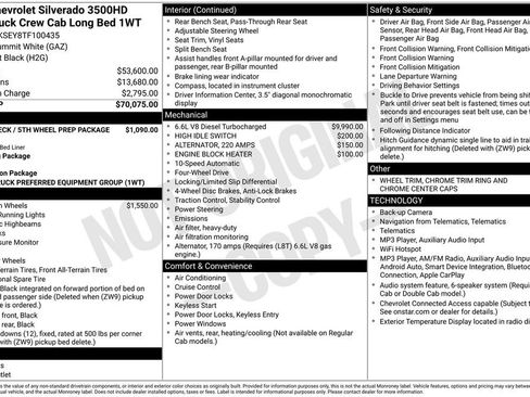 Used 2026 Chevrolet Silverado 3500 W/T AWD/4WD image 6