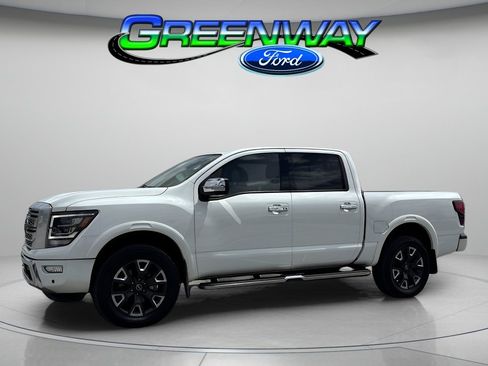 Used 2023 Nissan Titan Platinum Reserve w/ Off Road Protection Package AWD/4WD image 1
