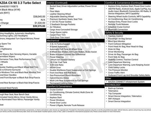 Used 2025 MAZDA CX-90 3.3 Turbo w/ Select Package image 28