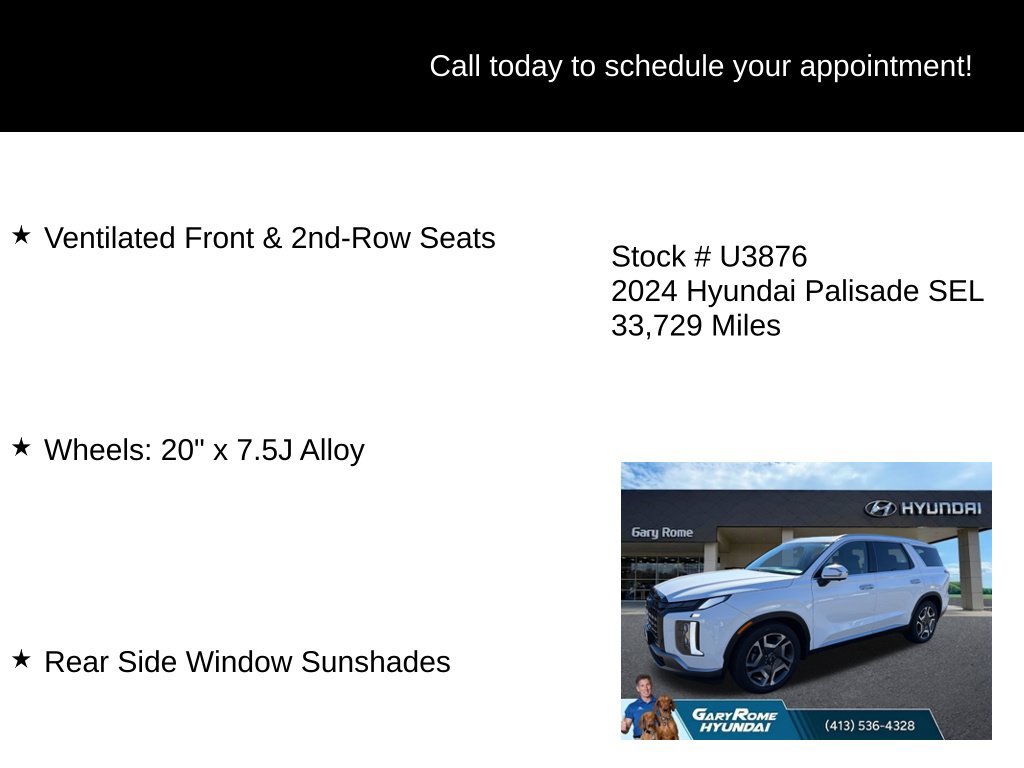 Used 2024 Hyundai Palisade SEL w/ Premium Package AWD/4WD image 24