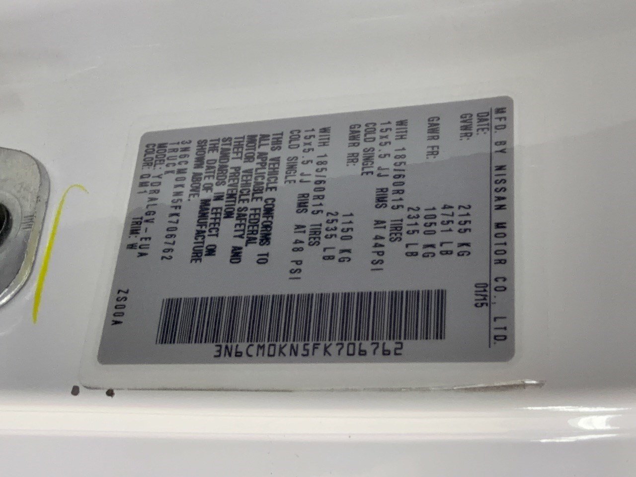 Used 2015 Nissan NV200 SV w/ Exterior Appearance Package FWD image 32