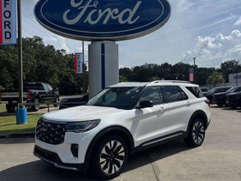 Certified 2025 Ford Explorer Platinum w/ LUX Leather Package AWD/4WD image 1