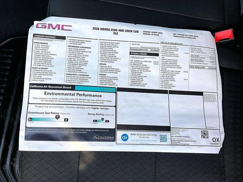 New 2026 GMC Sierra 2500 SLE w/ SLE Value Package; AWD/4WD image 14