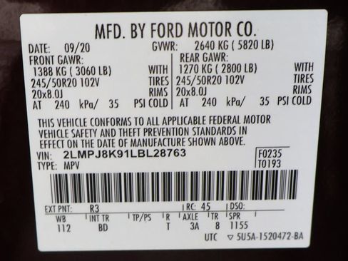 Used 2020 Lincoln Nautilus Reserve AWD/4WD image 58