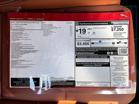 New 2024 Jaguar F-TYPE R-Dynamic image 13