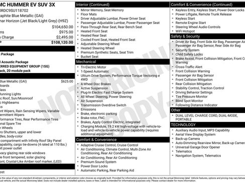 Used 2025 GMC Hummer EV 3X AWD/4WD image 4
