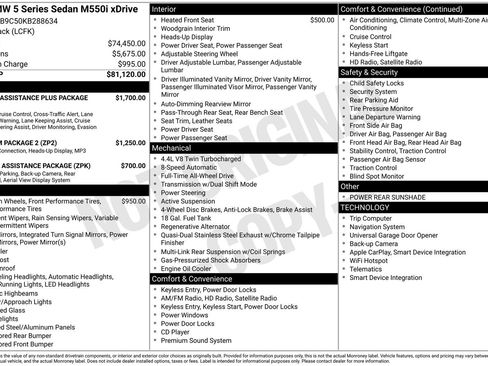 Used 2019 BMW M550i xDrive image 10