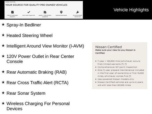 Certified 2023 Nissan Frontier PRO-4X w/ Pro Convenience Package AWD/4WD image 13