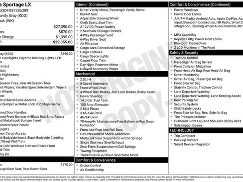 Used 2025 Kia Sportage LX image 34