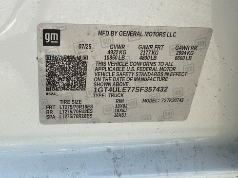 New 2025 GMC Sierra 2500 Pro w/ 1SA Pro Safety Plus Package image 15