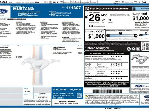 Used 2026 Ford Mustang Premium RWD image 5