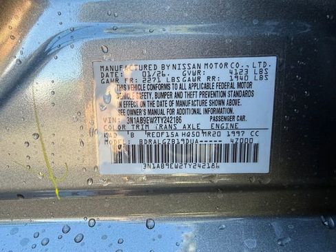 New 2026 Nissan Sentra SL w/ Floor Mat Package image 16