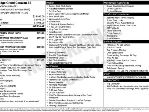 Used 2017 Dodge Grand Caravan SE w/ Power Window Group image 4