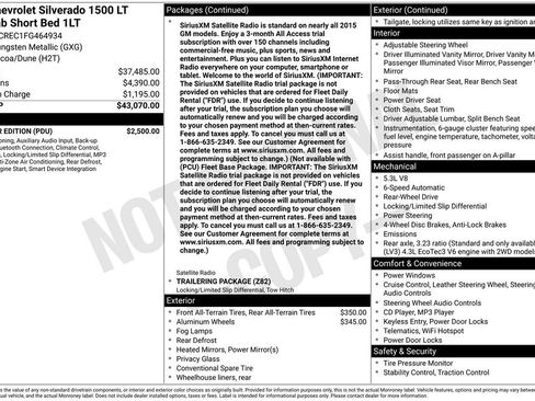 Used 2015 Chevrolet Silverado 1500 LT w/ All Star Edition image 39