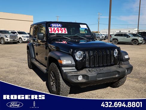 Used 2024 Jeep Wrangler Unlimited Sport image 1