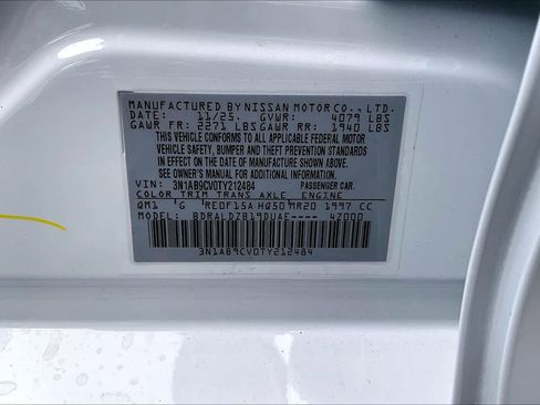 New 2026 Nissan Sentra SV image 22